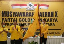 Photo of Sah, Musa Rajekshah Pimpin Golkar Sumut