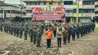 Photo of Kodim 0212/Tapsel Ikuti Apel Gelar Kesiapsiagaan Penanggulangan Bencana Alam 