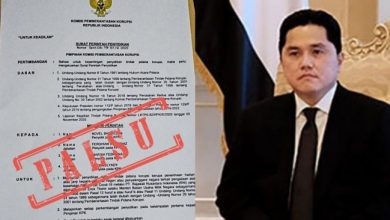 Photo of Beredar Foto Surat Perintah Penyidikan Erick Thohir, Ini Kata KPK