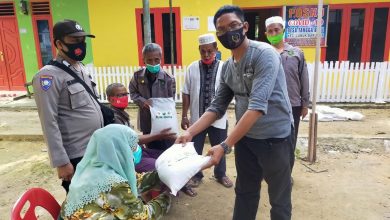 Photo of PWRI dan PAMK Polres Palas ,Peduli Warga Terdampak Covid -19 