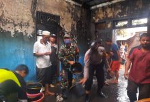 Photo of Satu Unit Rumah Warga Desa  Mondang Palas  Dilalap Sijago Merah