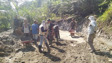 Photo of TMMD Kodim 0204/DS Tumbuhkan Budaya Gotong Royong Warga Desa Mabar