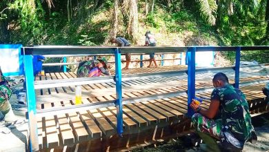 Photo of Konstruksi Jembatan TMMD 111 Kodim 0204/DS Terus Diperkokoh