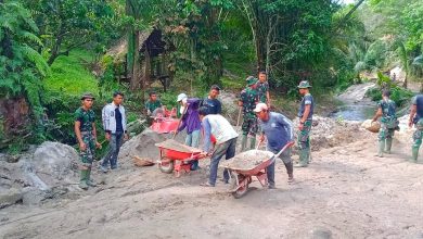 Photo of Dua Pekan TMMD Kodim 0204/DS, TNI dan Warga Makin Semangat Kerjakan Sasaran Fisik