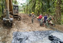 Photo of Hari Ke-21 TMMD Kodim 0204/DS, Jalan Cor Rigid Beton Tinggal 795 Meter Lagi