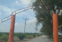 Photo of Besi Tiang Gapura PKS PTPN2 di Deli Serdang Terancam Ambruk