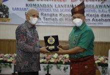 Photo of Kunjungan Kerja Dan Ramah Tamah Komandan Lantamal I Belawan di Kabupaten Asahan