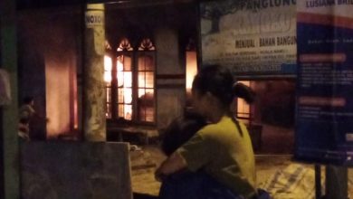 Photo of Kios Terbakar di Tanjung Morawa Deli Serdang Kerugian Ratusan Juta
