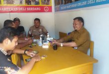 Photo of Sekcam Batang Kuis Sambangi Kantor Redaksi Tribunsumut.net Yang Berada Di Desa Baru