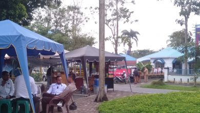 Photo of ASN Lain Upacara Bendera Pegawai BNNK Deli Serdang Berlama-lama di Warung Mie Balap