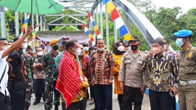 Photo of Bupati Deli Serdang Resmikan Jembatan Sei Seruai Desa Laba Jahe Kecamatan Biru Biru