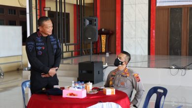Photo of Danyon B Pelopor Tebing Tinggi Bersilaturahmi kepada Kapolresta Deli Serdang