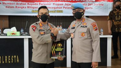 Photo of Kabid Propam Polda Sumut Berikan Bimbingan Pembinaan di Polresta Deli Serdang