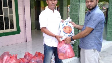Photo of Ketiga Kalinya REI Sumut Bagikan Paket Sembako di Mesjid Al Hidayah BSP Lubuk Pakam