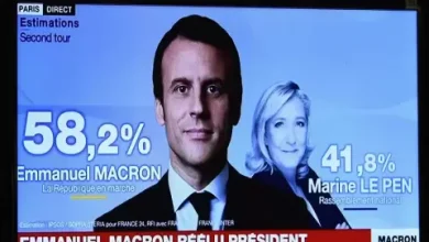 Photo of Kalahkan Politisi Anti Hijab, Macron Menangkan Pilpres Prancis Lagi