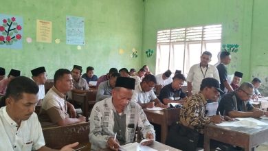 Photo of Balon Kades Zona I di Palas Jalani Uji Kompetensi Tertulis