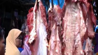Photo of H-1 Lebaran Idul Fitri, Harga Daging Sapi di Madina Melambung Tinggi