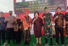 Photo of Pangdam I/BB Mayjen TNI Daniel Chardin Ditabalkan Marga Sebayang dan Berikan Tali Asih Kepada Warga