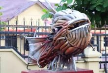 Photo of Knalpot Blong Hasil Sitaan, Polres Tanjungbalai Ubah Jadi Karya Seni Berbentuk Ikan