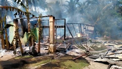 Photo of 2 Unit Rumah di Paluta Milik Bapak dan Anak Ludes Terbakar