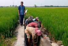 Photo of Toni Sitorus Bantu Percepatan Bangunan Irigasi di Desa Perdamean dari Kementerian