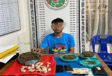 Photo of Lagi Asyik Minum Tuak, Pengedar Ganja di Pematangsiantar Ditangkap Polisi