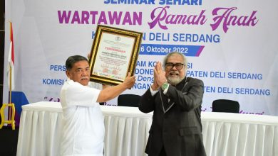 Photo of Wakil Bupati Deli Serdang Buka Seminar Sehari Wartawan Ramah Anak