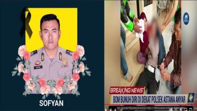 Photo of Aipda Sofyan, Korban Gugur Bom Bunuh Diri di Bandung, Tinggalkan Tiga Orang Anak dan Istri
