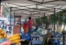 Photo of Dirikan Tenda Jualan Diatas Trotoar, Warga Siantar Protes