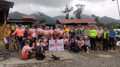 Photo of Petugas Kepolisian Kawal Gowes Pulau Pinang, Persatuan Sepeda Negara Malaysia Jajal Lintas Karo-Langkat