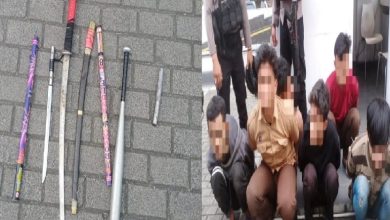 Photo of Patroli Samapta Poldasu Tangkap 6 Pelajar Geng Motor, Bawa Samurai dan Tongkat Baseball