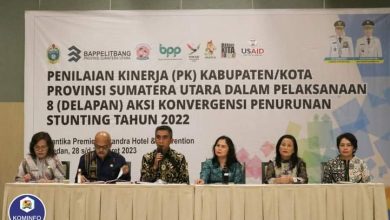 Photo of Wabup Karo Hadiri Penilaian Kerja Kabupaten Kota Dalam pencegahan Penurunan Stunting