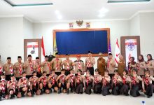 Photo of Wakil Bupati Lepas Kontingen Pramuka Deli Serdang yang Ikut Lomba Tingkat IV Kwardasu