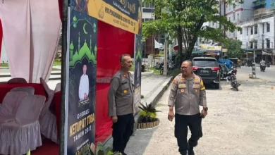 Photo of Pengamanan Idul Fitri 1444 H, Kapolres Tanjungbalai Cek Pos