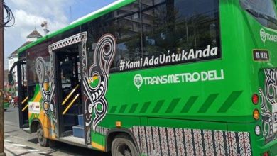 Photo of Diretas, “Running Text” Bus Trans Metro Deli Milik Pemkot Medan Bertuliskan Kata Kotor