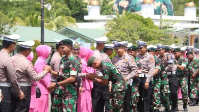 Photo of Tingkatkan Sinergitas TNI Polri, Yonif Raider 112/Dj dan Ditlantas Polda Aceh Adakan Halal Bihalal Bersama