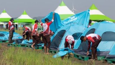 Photo of Topan Khanun Ancam Jambore Pramuka Dunia ke-25 di Buan, Korea Selatan