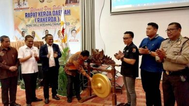 Photo of KONI Deli Serdang Periode 2019-2023 Gelar Rakerda Terakhir