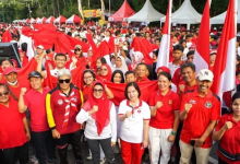 Photo of Warga Pematangsiantar Ramaikan Hari Bebas Kendaraan Nuansa Merah Putih