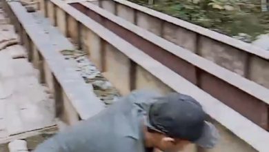 Photo of Pekerjaan Jembatan Lau Buaya Desa Simempar Molor dari Jadwal