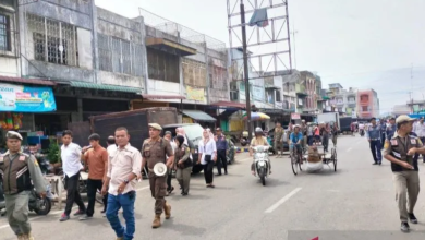 Photo of Satpol PP Padangsidimpuan Himbau PKL di Jalan Thamrin