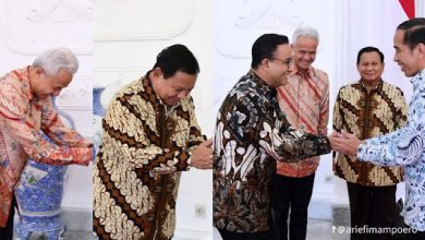 Photo of Diundang Makan Siang, Hanya Anies Salaman Saling Tatap Mata dengan Jokowi