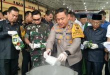 Photo of Kapolresta Deli Serdang Rebus 13 Kg Sabu Pakai Dandang