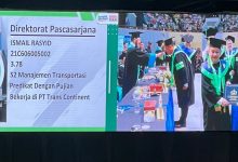 Photo of Ismail Rasyid Raih Gelar Magister Manajemen Transportasi di Universitas Trisakti Jakarta