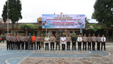 Photo of Pengamanan Event Internasional Aqua Bike Toba 2023, Polres Karo Gelar Apel Pasukan, Forkopimda Karo Ikut Hadir