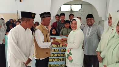 Photo of Dharmayukti Karini Aceh Serahkan Bantuan kepada Panti Asuhan Muhammadiyah di Desa Punge
