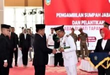 Photo of Sugeng Riyanta Resmi Dilantik Jadi Pj Bupati Tapanuli Tengah