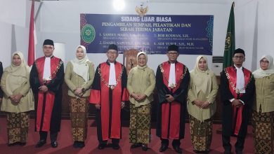 Photo of Ketua Pengadilan Tinggi Banda Aceh Lantik 4 Ketua Pengadilan Negri, Alumni Fakultas Hukum USK