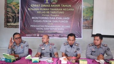 Photo of Jelang Natal-Tahun Baru, Rutan Tarutung Tingkatkan Pengamanan