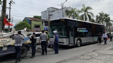 Photo of Bus Listrik yang Baru Diresmikan Pemkot Medan Mogok di Jalan